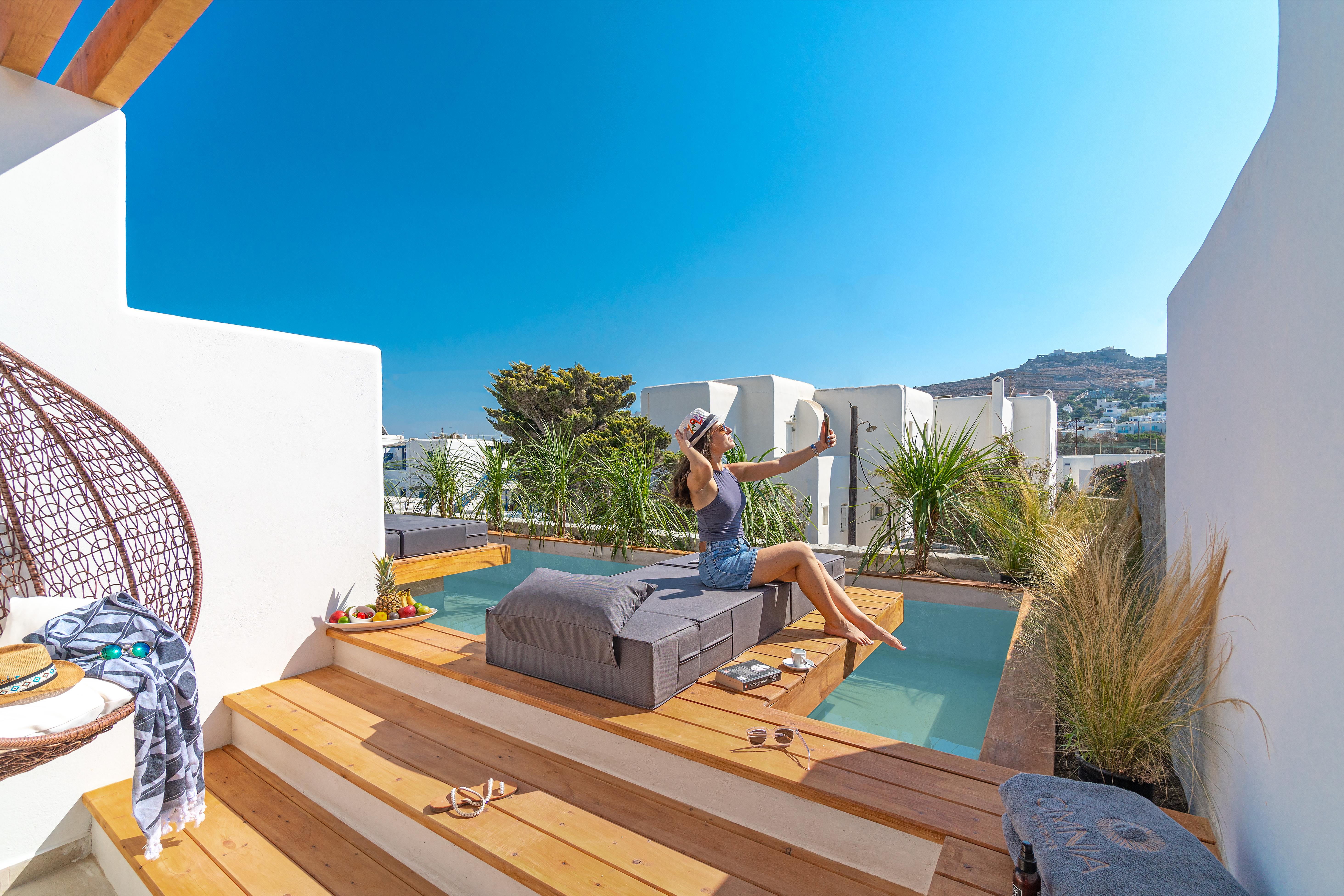 Omnia Mykonos Boutique Hotel & Suites Ornos  Ngoại thất bức ảnh