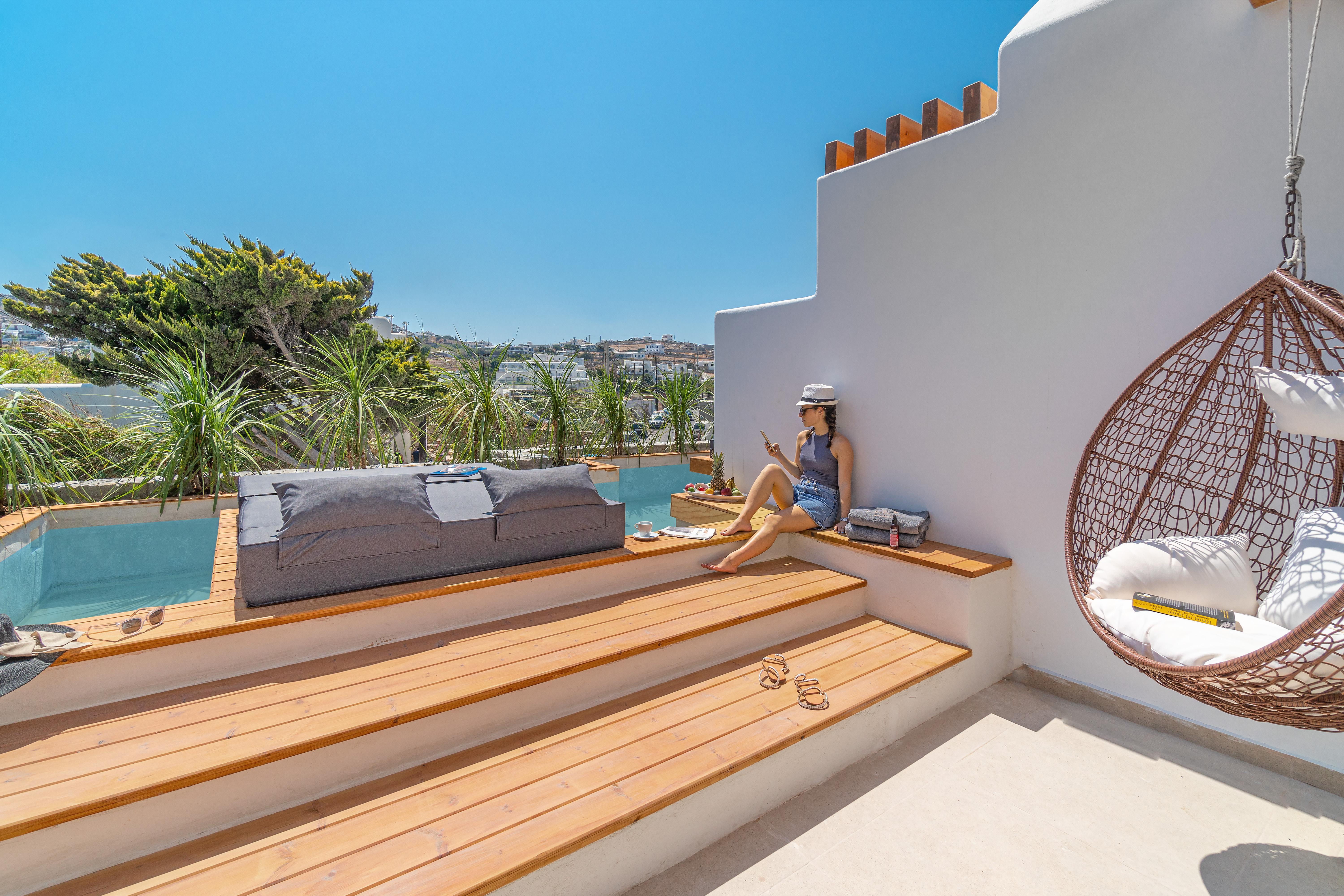 Omnia Mykonos Boutique Hotel & Suites Ornos  Ngoại thất bức ảnh